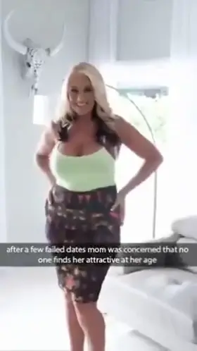 Son giving neglected mom much needed attention and loads of cum to boost her confidence.