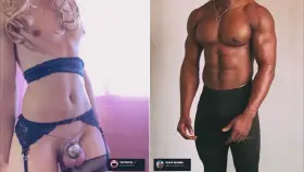 Quick Clip of 2 Twitter Friends - The Contrast is SOO HOT (HAS MUSIC)