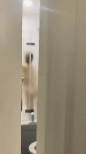 Mom is being naughty in a shower