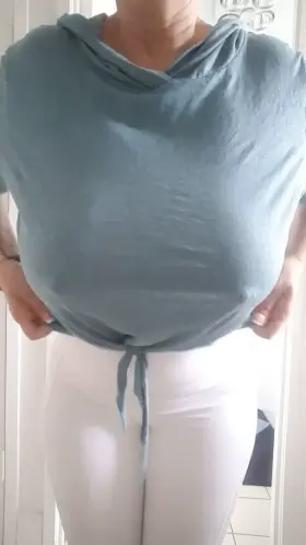 52 years old mom showing her Big Boobs