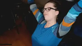 Amateur girlfriend gets sprayed over her face 💦💦