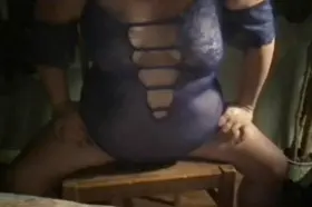 A good boy bought this blue set from me and I am sending it covered in cum!