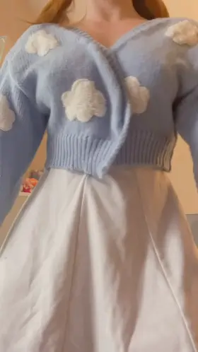 Do you like the idea of a busty girl with a puffy pussy riding you?