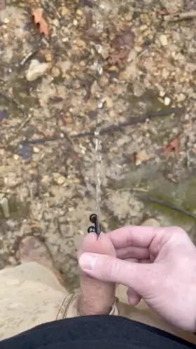 Rainy hike made me have to piss