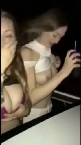 Friends Flash Tits And Suck It