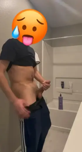 Get on your knees & stick your tongue out