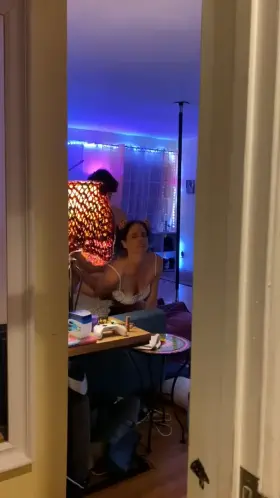 Dogging this curly haired girl down while our friends film [FM] needed in a creampie..