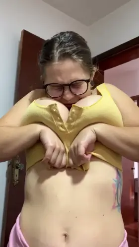 They're So big I can motorboat myself