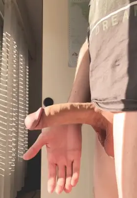 dickslapping on my hand