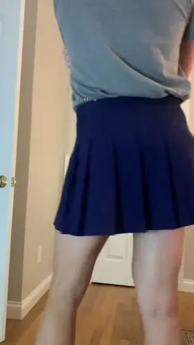 Wearing a skirt I can only think about pleasing a man I don't know why