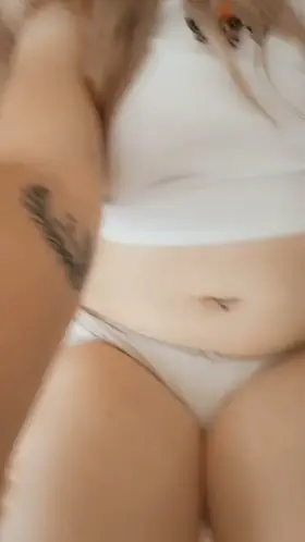 Playing with my cute purple anal beads getting ready for Daddy 🙊🌸