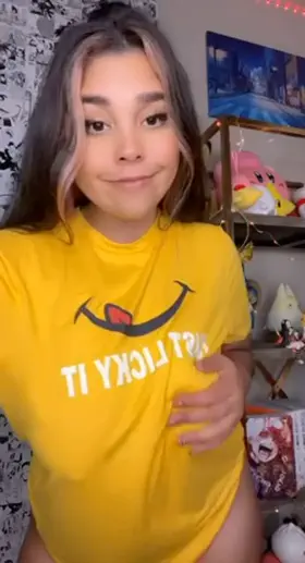 If I surprised you… then you have to lick my nipples