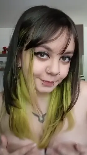 I'm obsessed with making videos dropping my boobs and watching them bounce