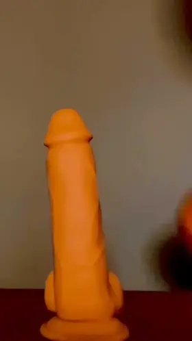 Practicing for when babe brings over the real cocks so i can get all of those big dicks down my throat and ready for her
