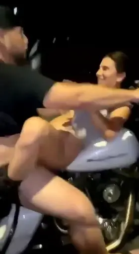 Motorcycle fucking, so dangerous but it was worth it