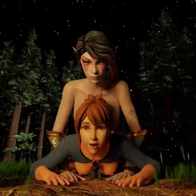 Futa Lanaya fucking Marci (Mitlow) [Dota]