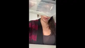 I Spit in a container, before spoon-feeding him my NASTY SPIT ;) [OC] [DOMME]