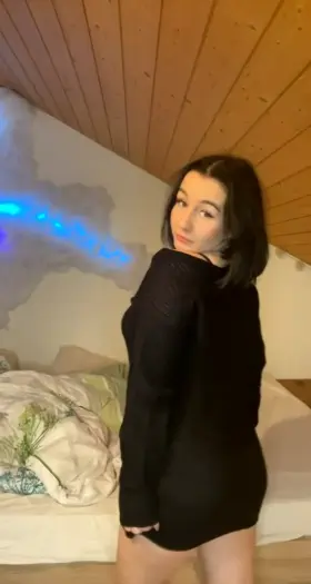 Do I still look adorable Stripping?