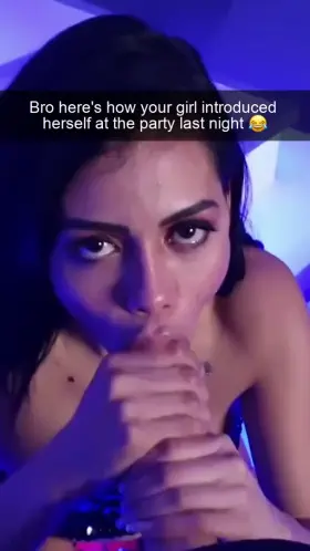 She loves making new friends. She's very good at it.