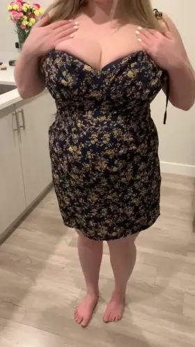 They’re so big it take a little time to pull them out of my dress