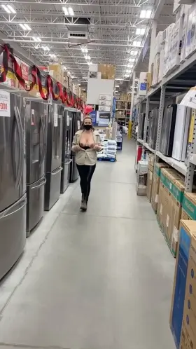 Seeing if there is anything hard in the hardware store! (F)