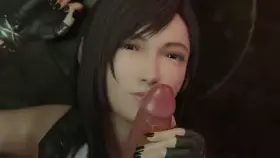 Tifa has her pretty face covered in cum (BulgingSenpai) [Final Fantasy 7]