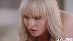 hot blonde getting obsessed with the black dick