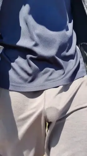 Showing off on the shore last summer