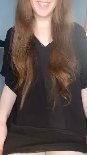 How would you like to feel my girlcock grow even bigger on your forehead?