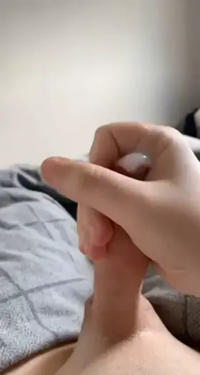 thick load from my uncut teen cock 😮‍💨🤤 dm open