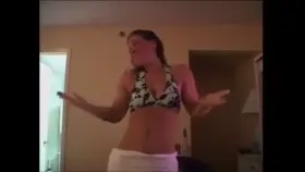 Dropping Her Top for a T Shirt