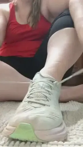 These didn't sell after 17 miles last week, SO I WORE THEM AGAIN! [Selling] Running socks with 20 MILES RAN in them outside in the Georgia heat! If you like SWEATY, STINKY SOCKS, these are for you! DM or KIK M3GNIFIC3NT