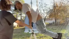 Hanging Wedgie in my Hanes Tighty Whities 😵‍💫❤️