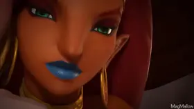 Urbosa tests Princess Zelda's wisdom. [The Legend of Zelda] (MagMallow)