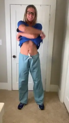 43(f) My scrubs are easy to get off