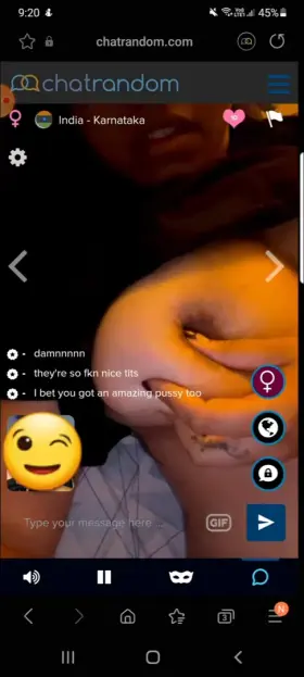 Big titty Indian chick with a nice hairy pussy 🤤