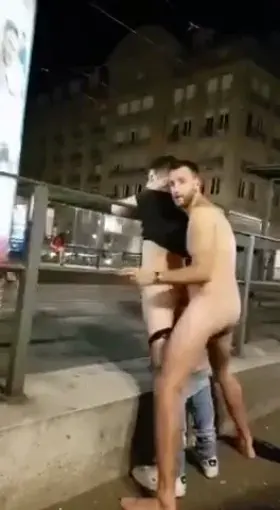 Waiting for the train like