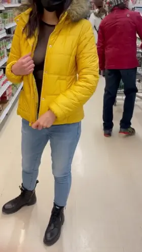 We have some natural boobs on aisle 69 [F]