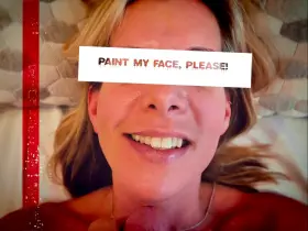 I think (f)acials inspired Jackson Pollock’s art!