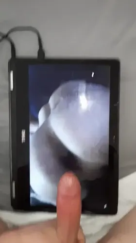 U/smallsliceofpie unloaded his huge shot over my asshole