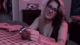 Teasing Sissy Slut’s tortured little clitty just to remind her she can never be a man.