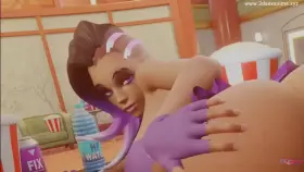 Sombra booty relax (Bewyx) [Overwatch]