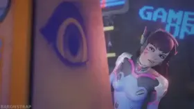 Tracer Is Tickled By D.va (BaronStrap) [Overwatch]