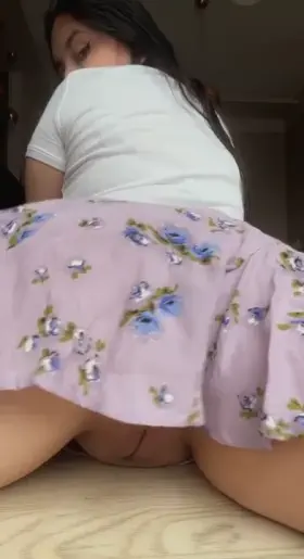 Convincing enough to eat my pussy from the back?