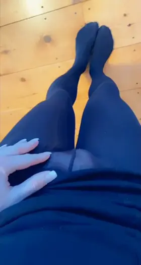 Oops made a little mess in my tights 🙈