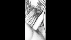 A horny night, my teen pussy and a 10 inch dildo