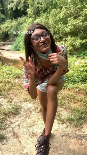 What would you do if you [f]ound me naked on your local trail?🥺