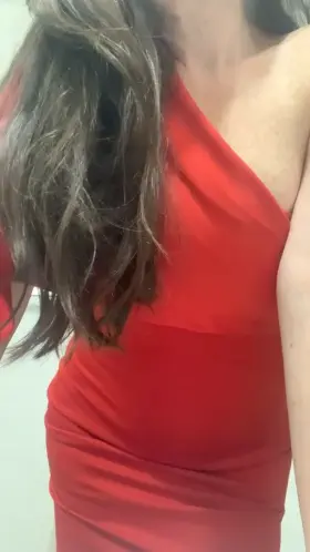 47 y.o. Vixen Hotwife milf of 5! Still holding it together, but getting these gorgeous ta-tas OUT OF THIS DRESS!! ❤️💋😜🔥