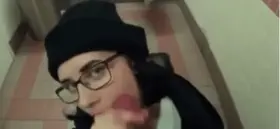 Blowjob And Cumwalk At The Mall