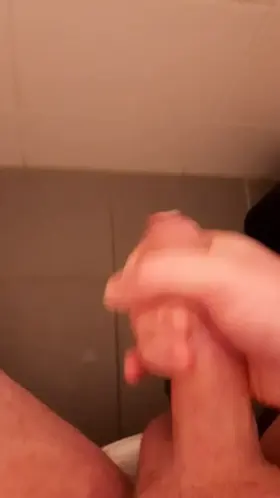 Cum on the bathroom floor.. Next time on your face?
